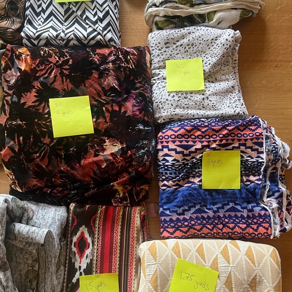 Assorted Patterned Fabrics - Picture 4 of 6